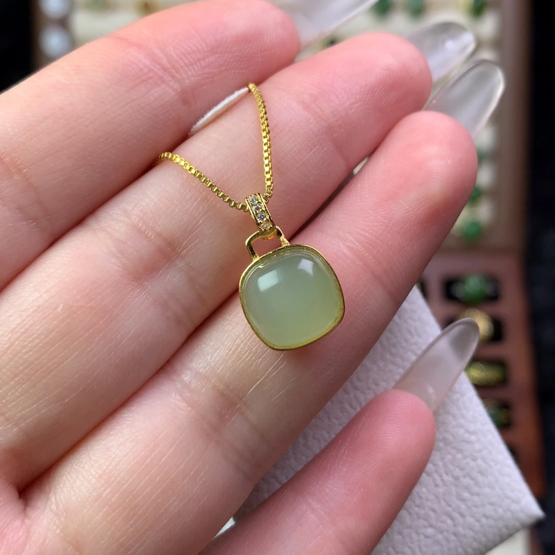 翡翠银S925镶嵌戒指