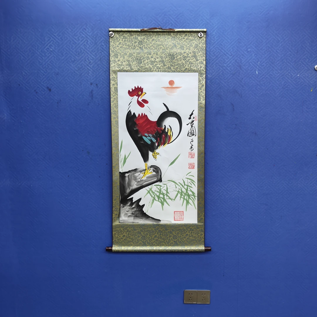 马迎春《大吉图》三尺竖白 130*50cm-古墨堂