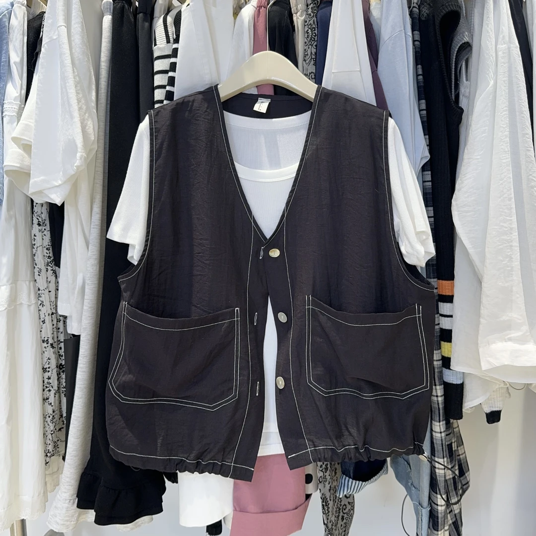 （沈阳五爱女装）526夏季时尚百搭马甲