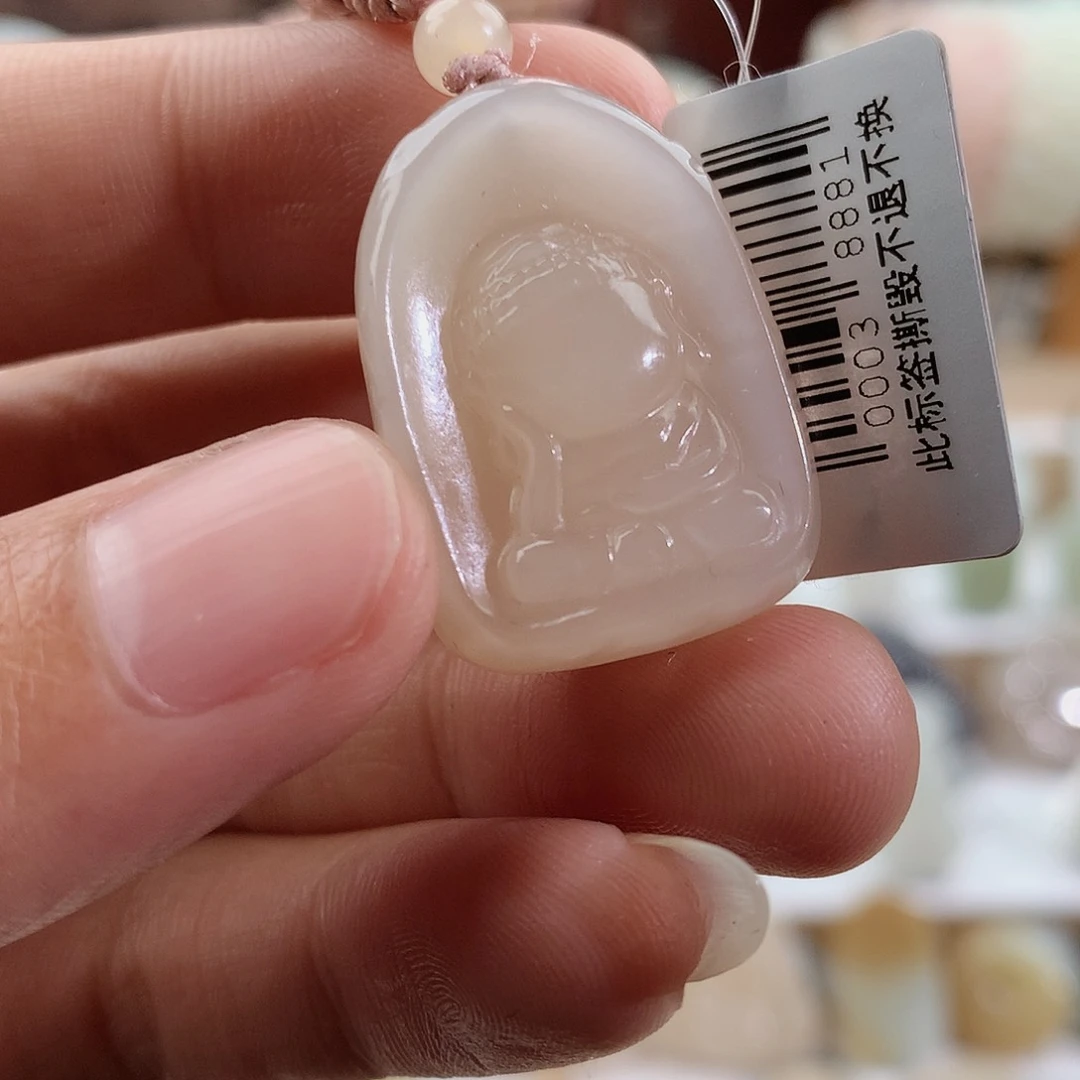 和田玉颈饰未镶嵌