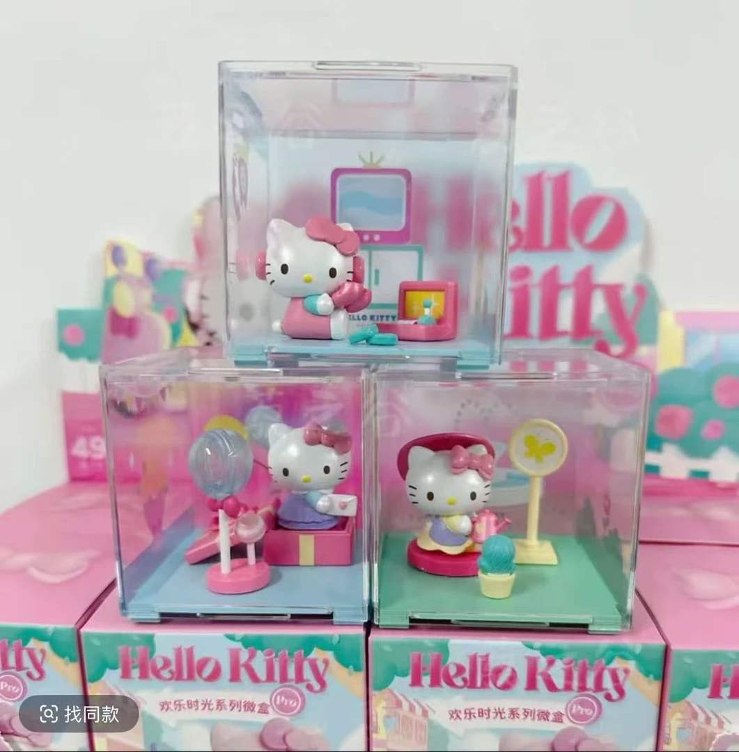 【三丽鸥】Hellokitty-欢乐时光系列微盒PRO盲盒潮玩摆件