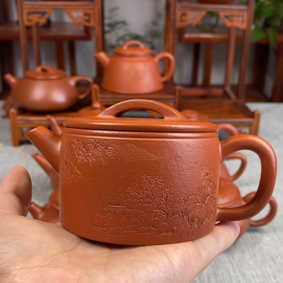 茶壶紫砂一**苟160毫升全手工
