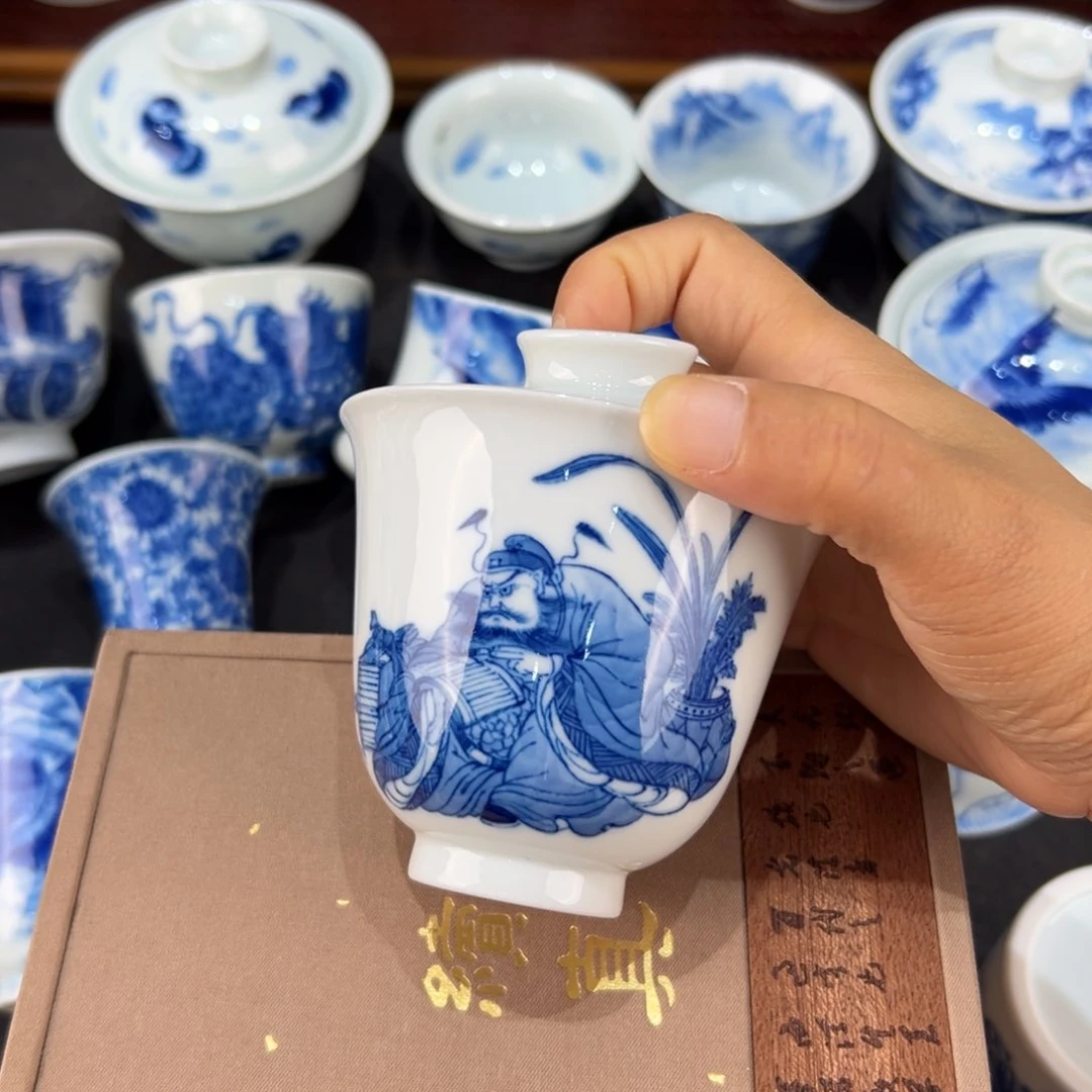 青花盖碗888888888