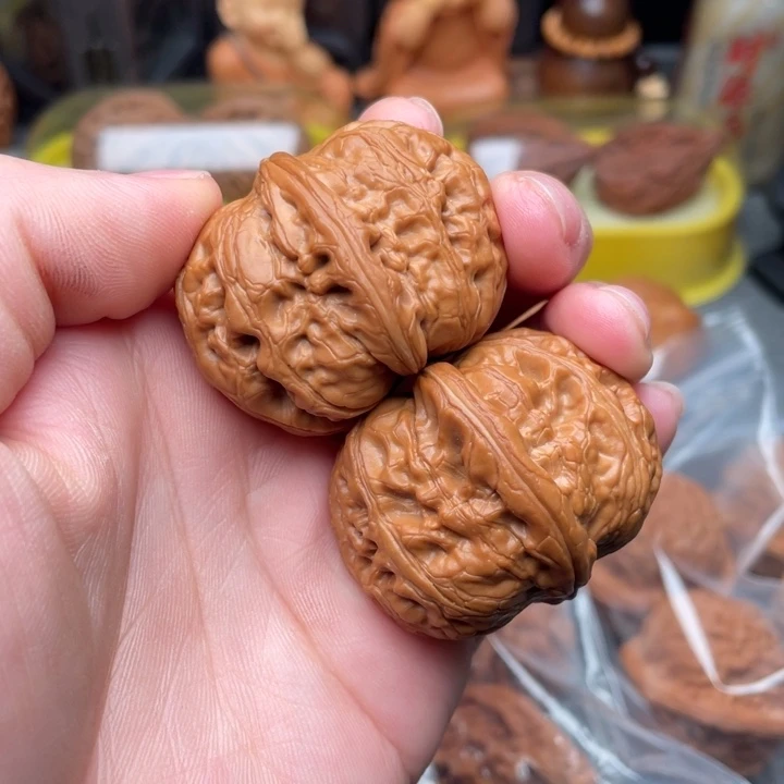 文玩核桃把件元宝41