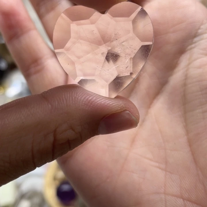 水晶未镶嵌珠宝半成品