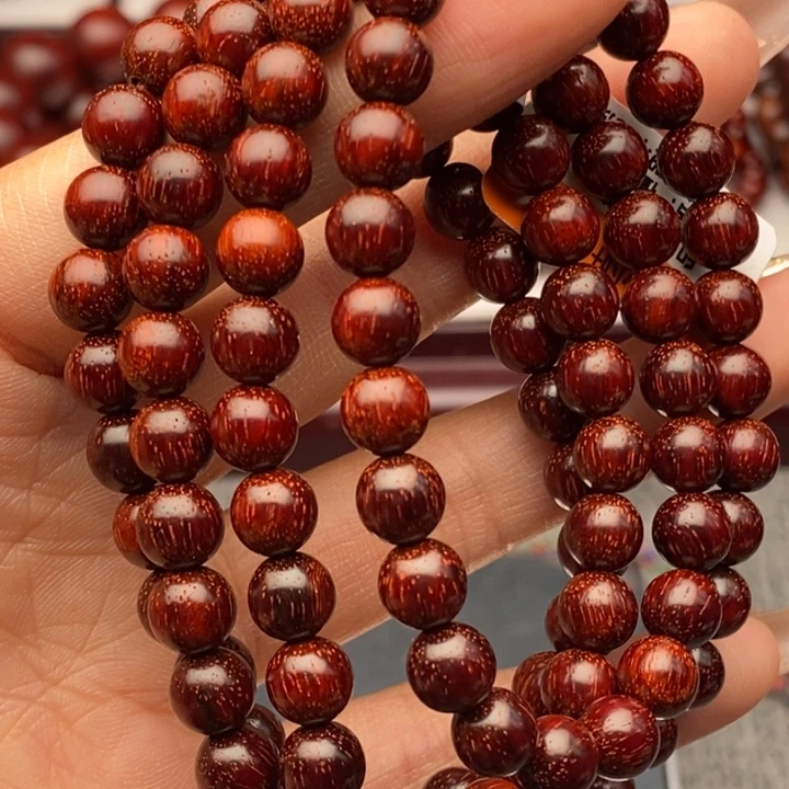 手串/手链小叶紫檀0.7原汁原味高油密老料108颗特价