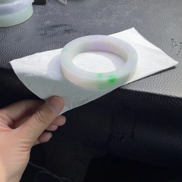 定制翡翠未镶嵌翡翠手镯定制不退不换