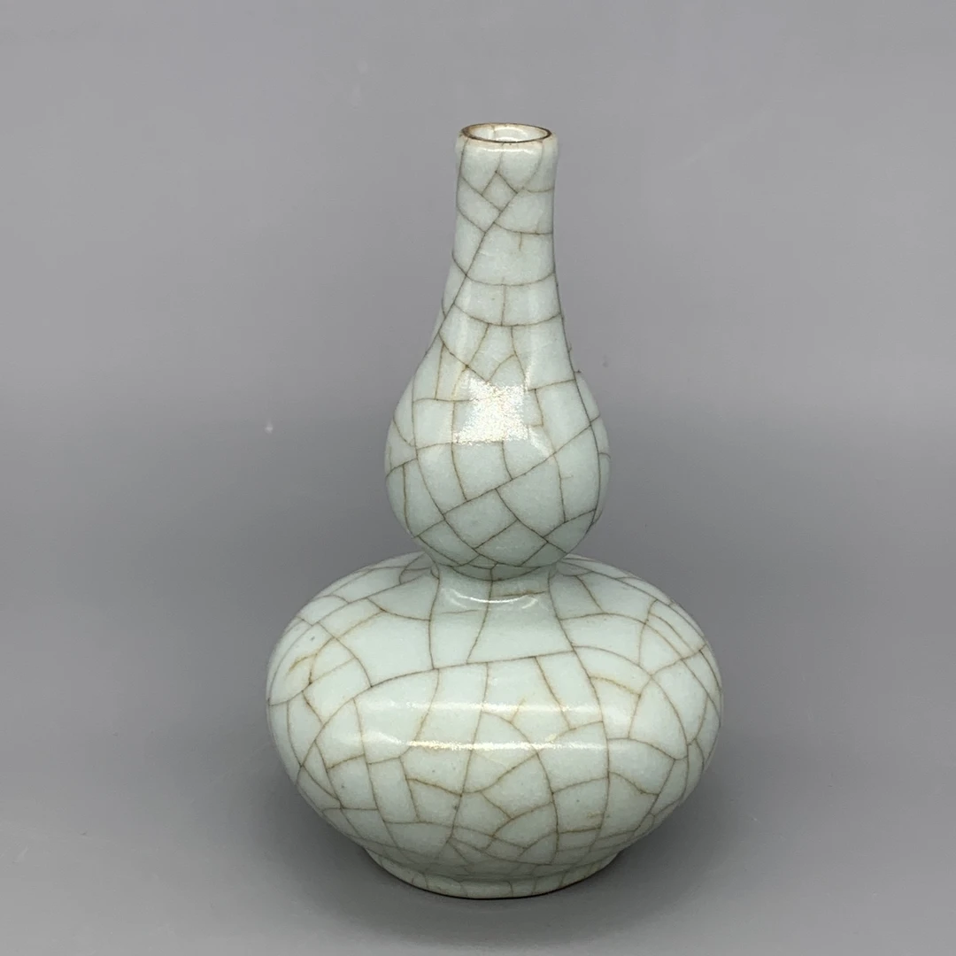 42508034*清中期仿官釉葫芦瓶/瓷器四/江苏省文物总店/MM