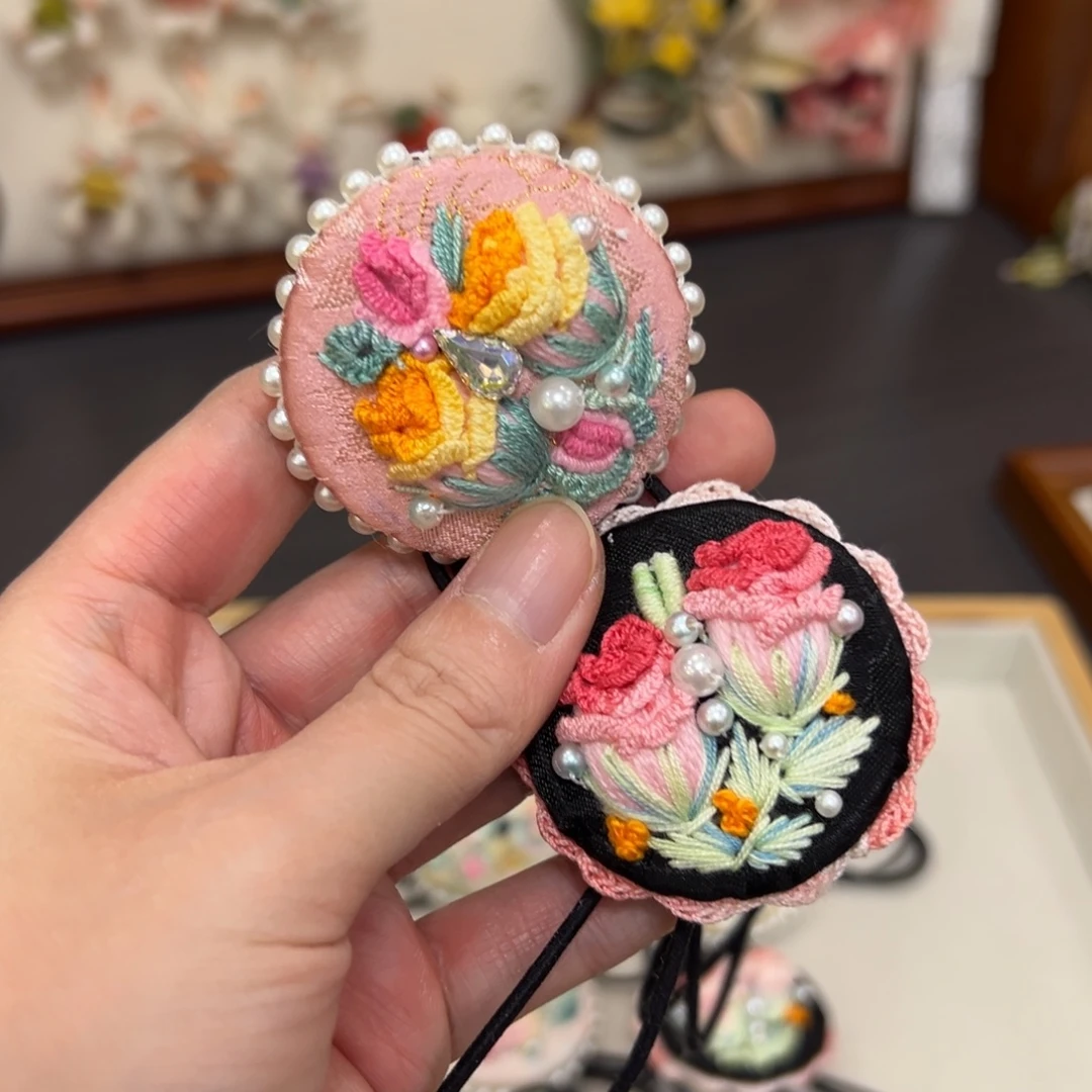 毛绒钩织刺绣手工包包玩偶居家用品