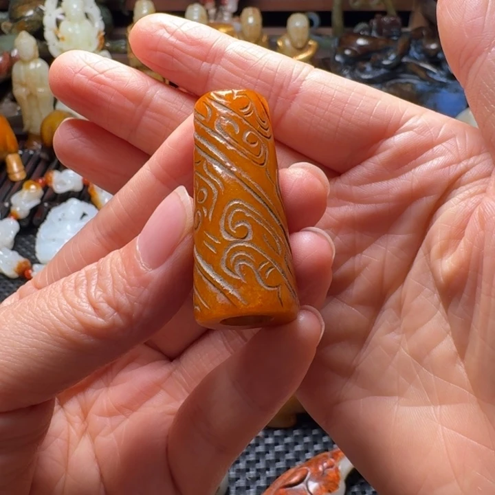 和田玉未镶嵌挂件妙**慧