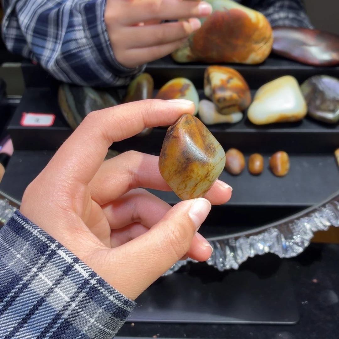 和田玉未镶嵌挂件37