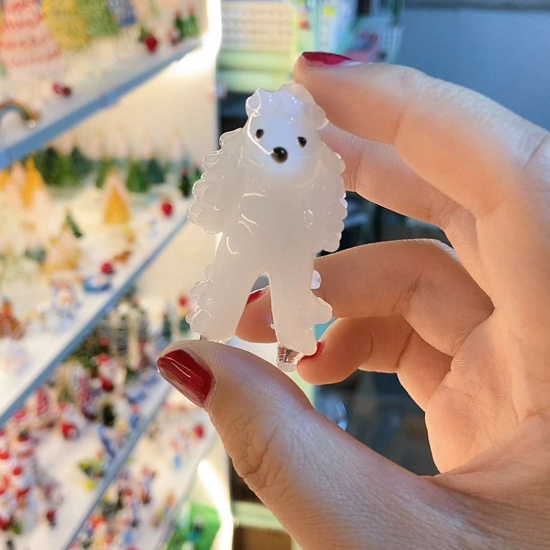 琉璃手工艺品贵宾犬