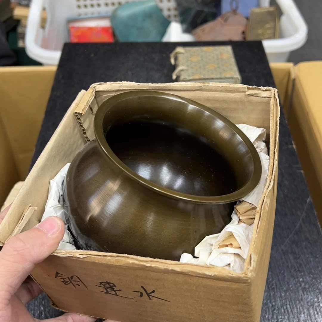 铜日本中古工艺品摆件