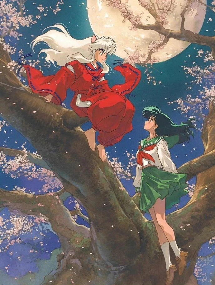 犬夜叉冰箱贴/亚克力磁吸冰箱贴/二创犬夜叉/卡牌周边/动漫收藏