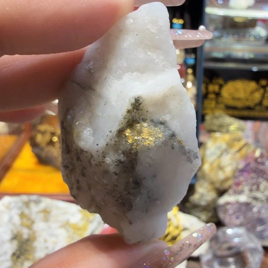 可40g聚金阁天然明金矿