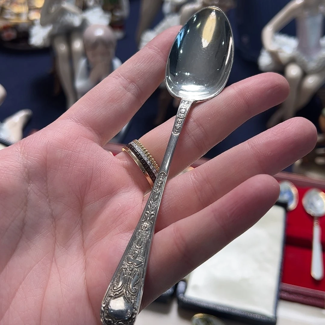 瓷片中古美物 渡银餐勺