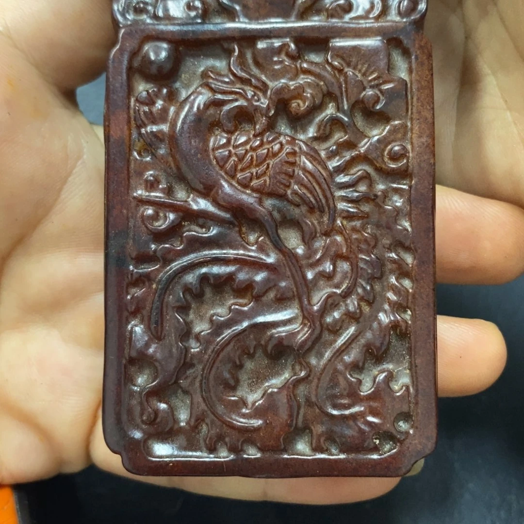 白玉菩提吊坠摆件