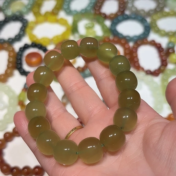 蛇纹石玉未镶嵌手串