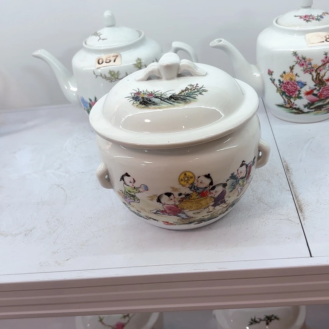 壶陶瓷招财进宝三斤猪油罐