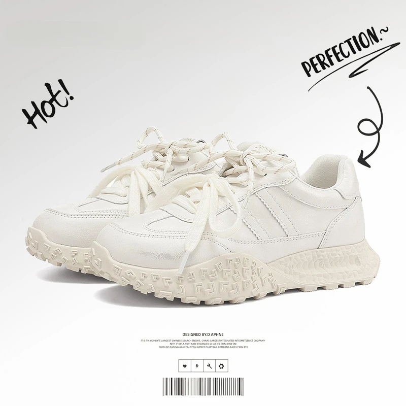 2025春夏新款德训鞋小个子学生休闲板鞋老爹鞋女1077