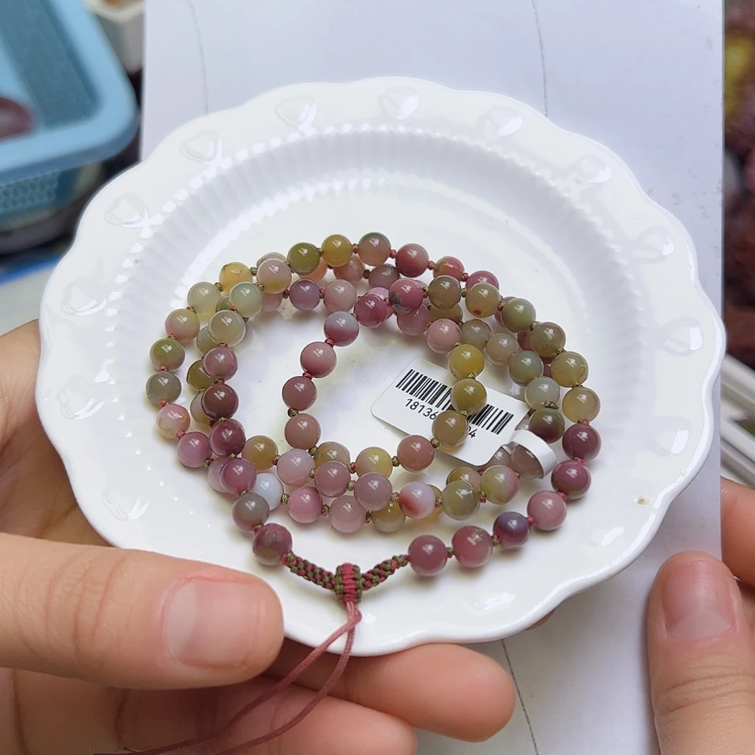 玛瑙/玉髓未镶嵌定制手串