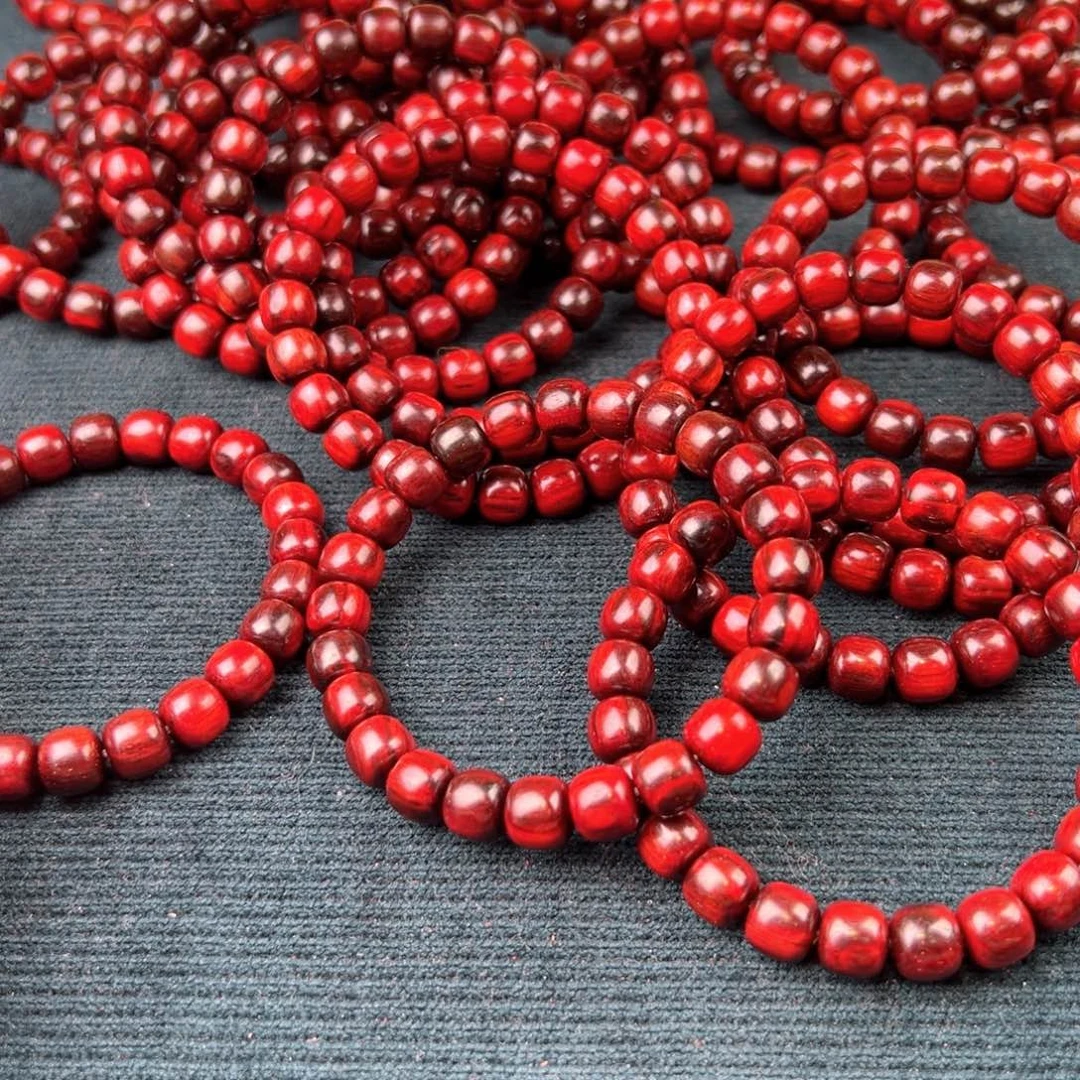 手串/手链小叶紫檀琴料89老型火焰纹顶泥