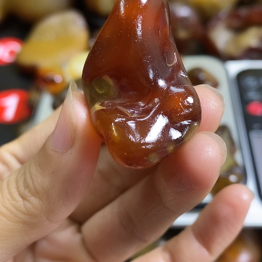 玛瑙/玉髓未镶嵌手把件