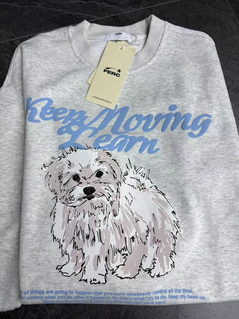 B25-2两色“西高地犬”卫衣