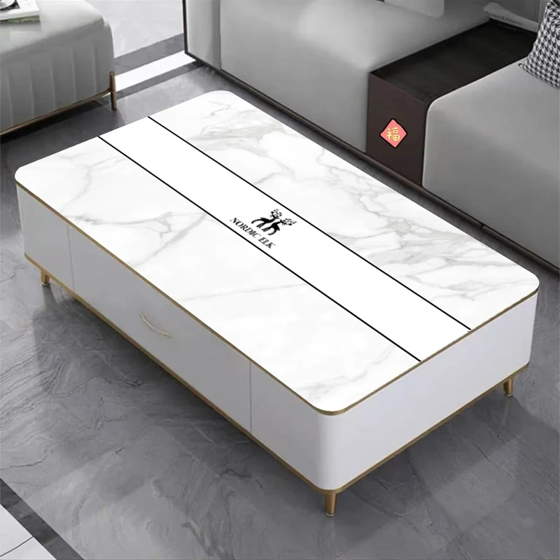 简约PVC防水防油茶几桌布免洗防烫茶几垫防烫隔热家用电视柜垫子