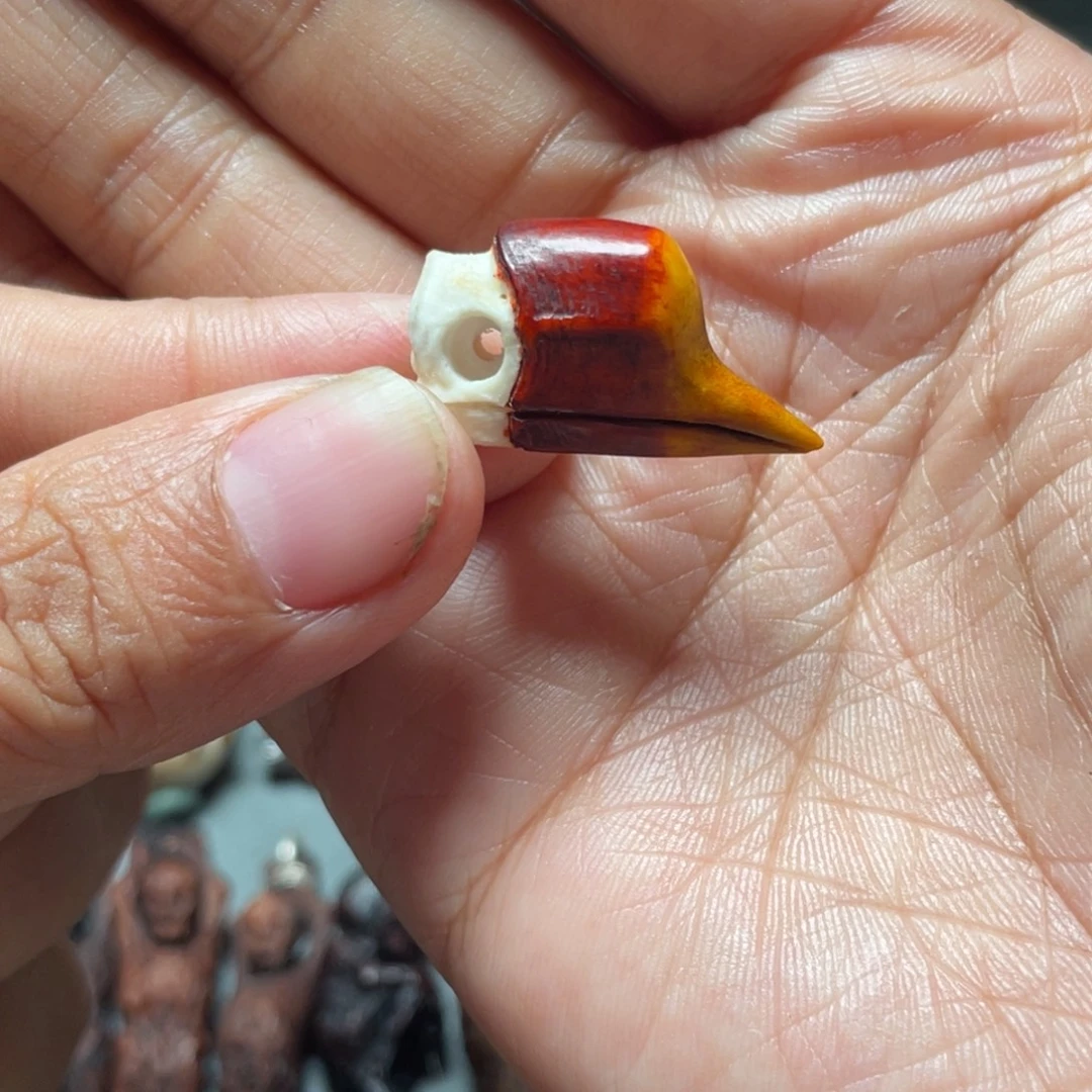 小****雕刻鹿角手工仿鸟头