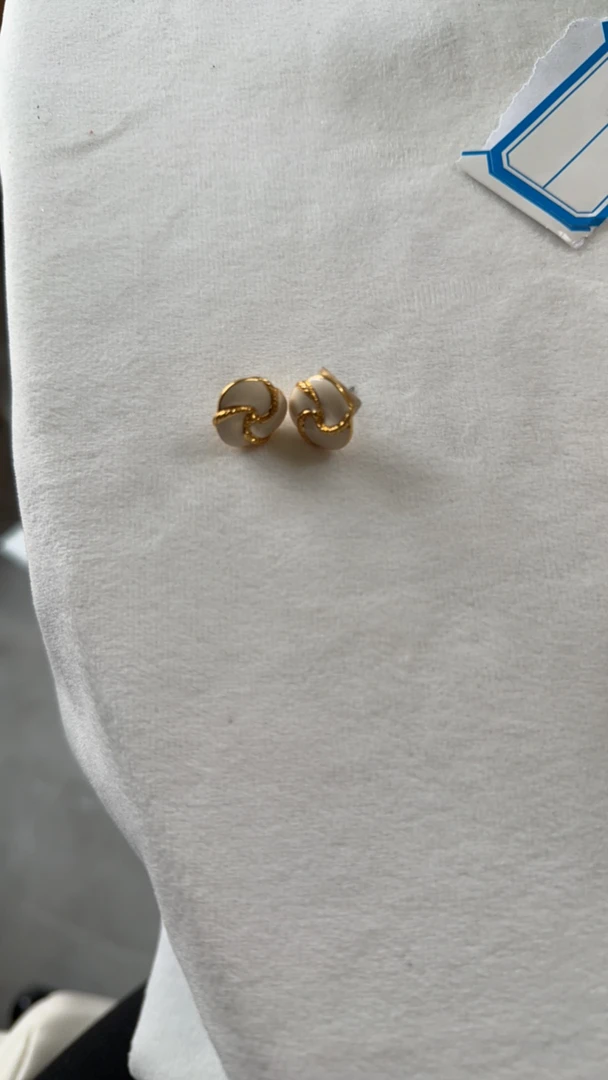 合金耳饰 中古合集乱拍不发耳夹精致轻奢金色复古时尚