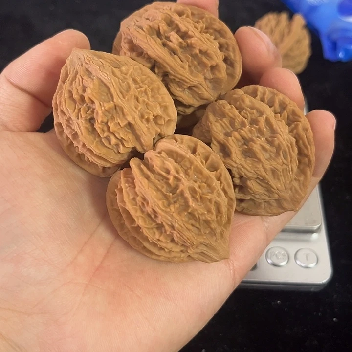文玩核桃把件442微瑕虎头➕赠品39灯笼