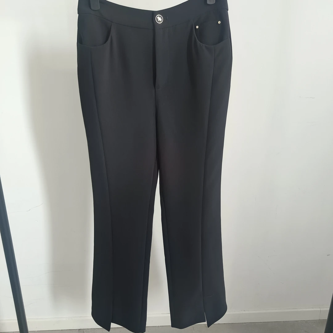 高斯雪岚【夏季新品】夏季显瘦裤子气质中长款高腰休闲裤24217724