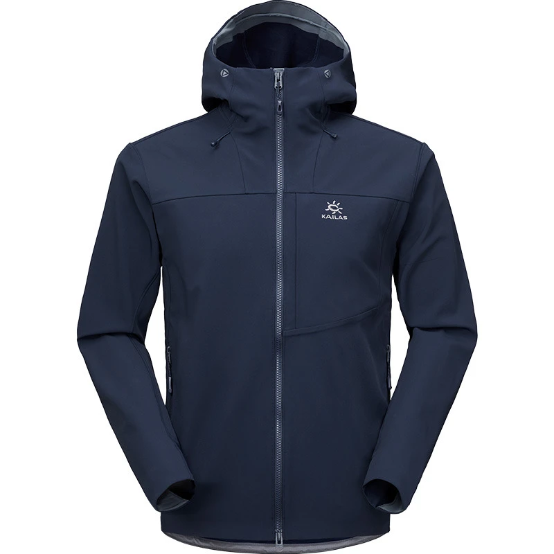 KAILAS凯乐石M8 IC连帽加绒保暖徒步登山湿冷保暖软壳衣男款