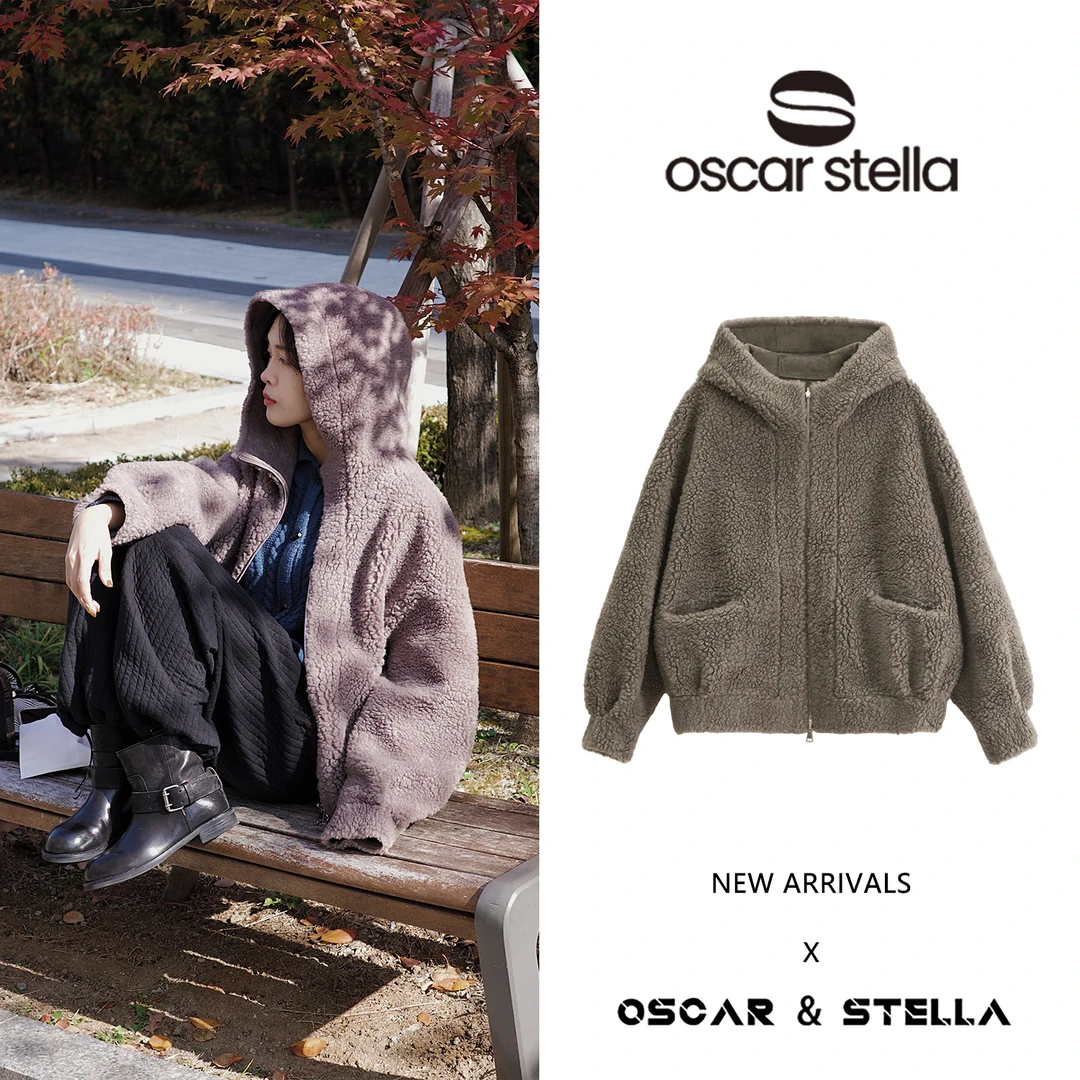OSCAR&STELLA【板桥】加厚休闲正反两面穿毛绒保暖外套91-1107-1
