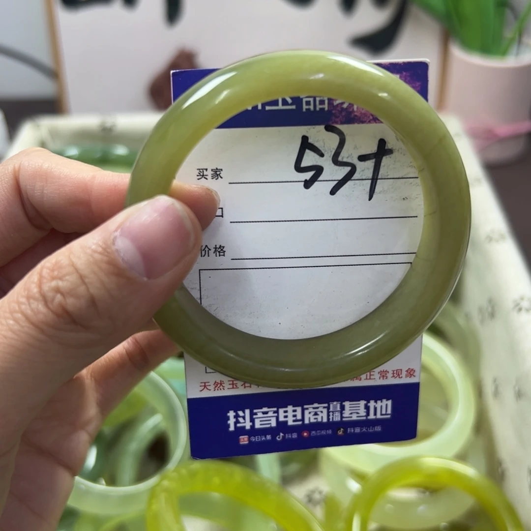 蛇纹石玉手镯未镶嵌337