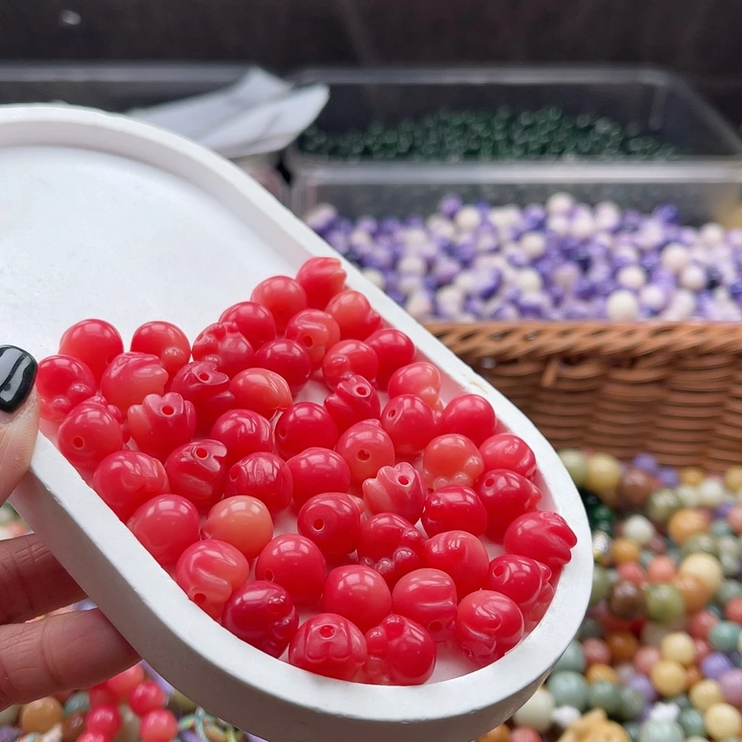 白玉菩提吊坠霜**：Q/12mm/32颗