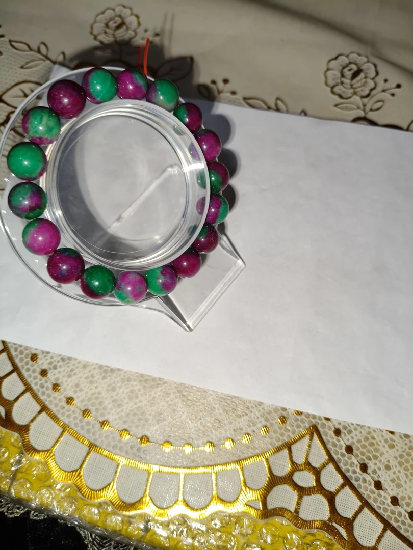 非金属布艺手链 红绿宝手串单圈手串轻奢百搭时尚简约