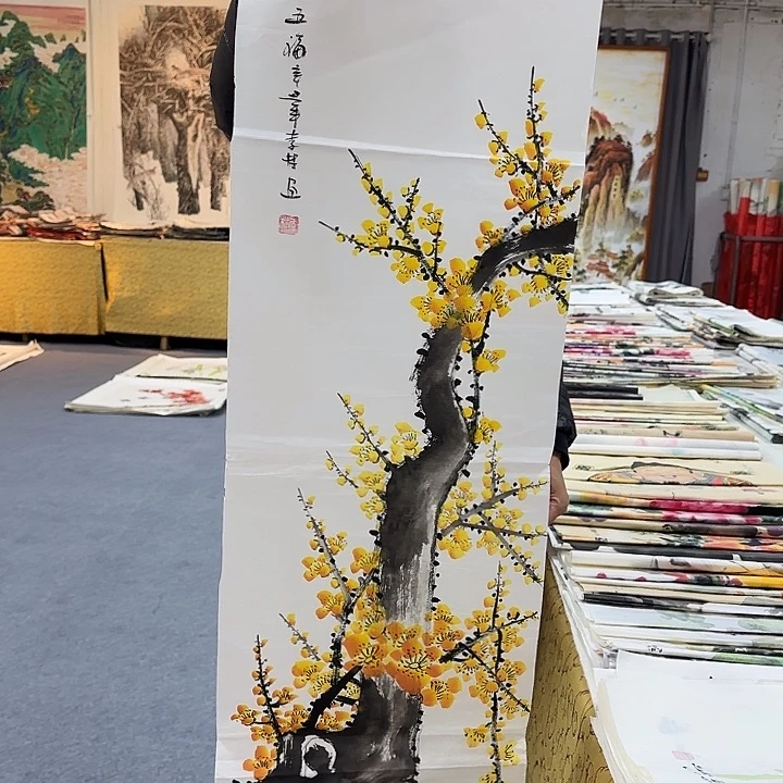 横款国画作品展览等活动