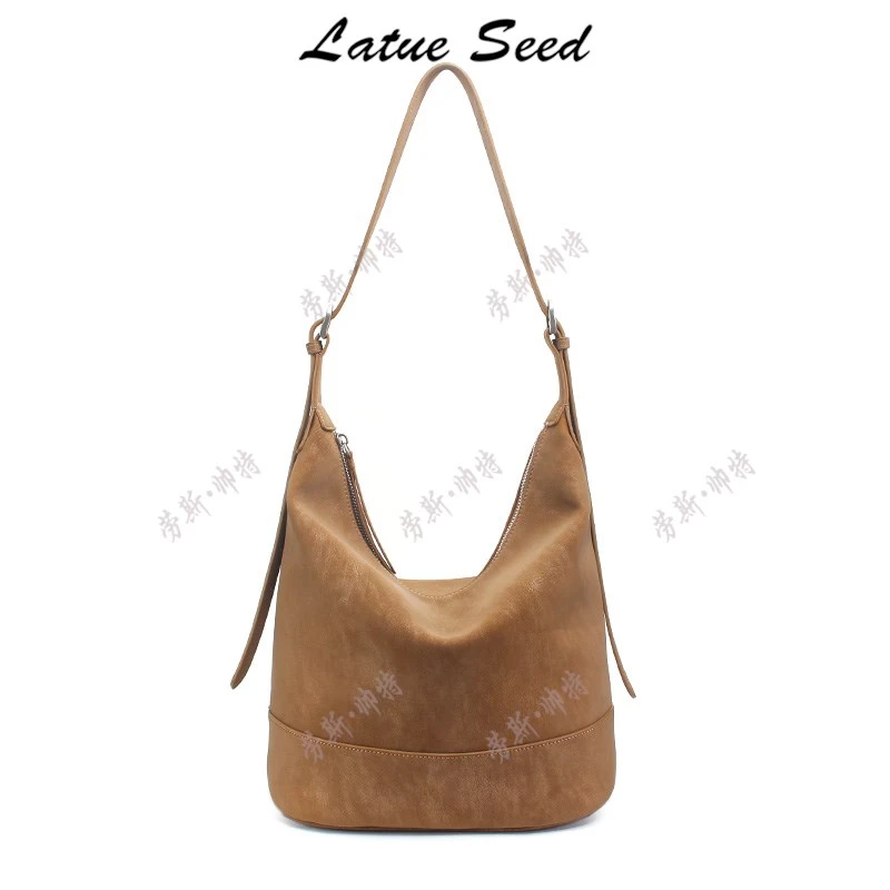 【C371-棕色】260*155*310新品简约百搭潮流休闲单肩斜挎女包25532