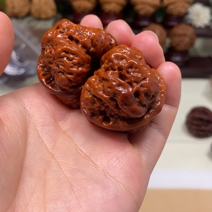 墨***月吊坠文玩核桃蛤蟆头