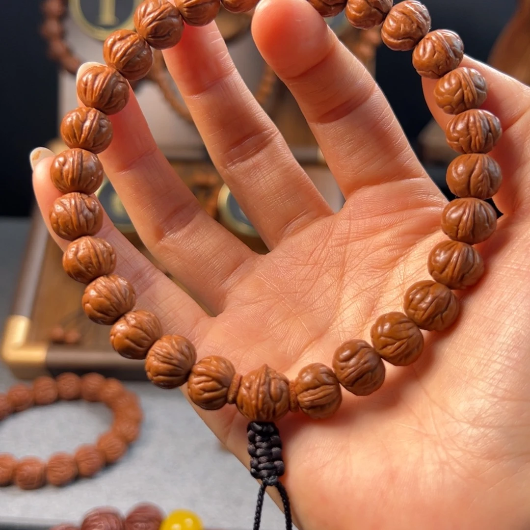 桃核吊坠11野生玉麒麟