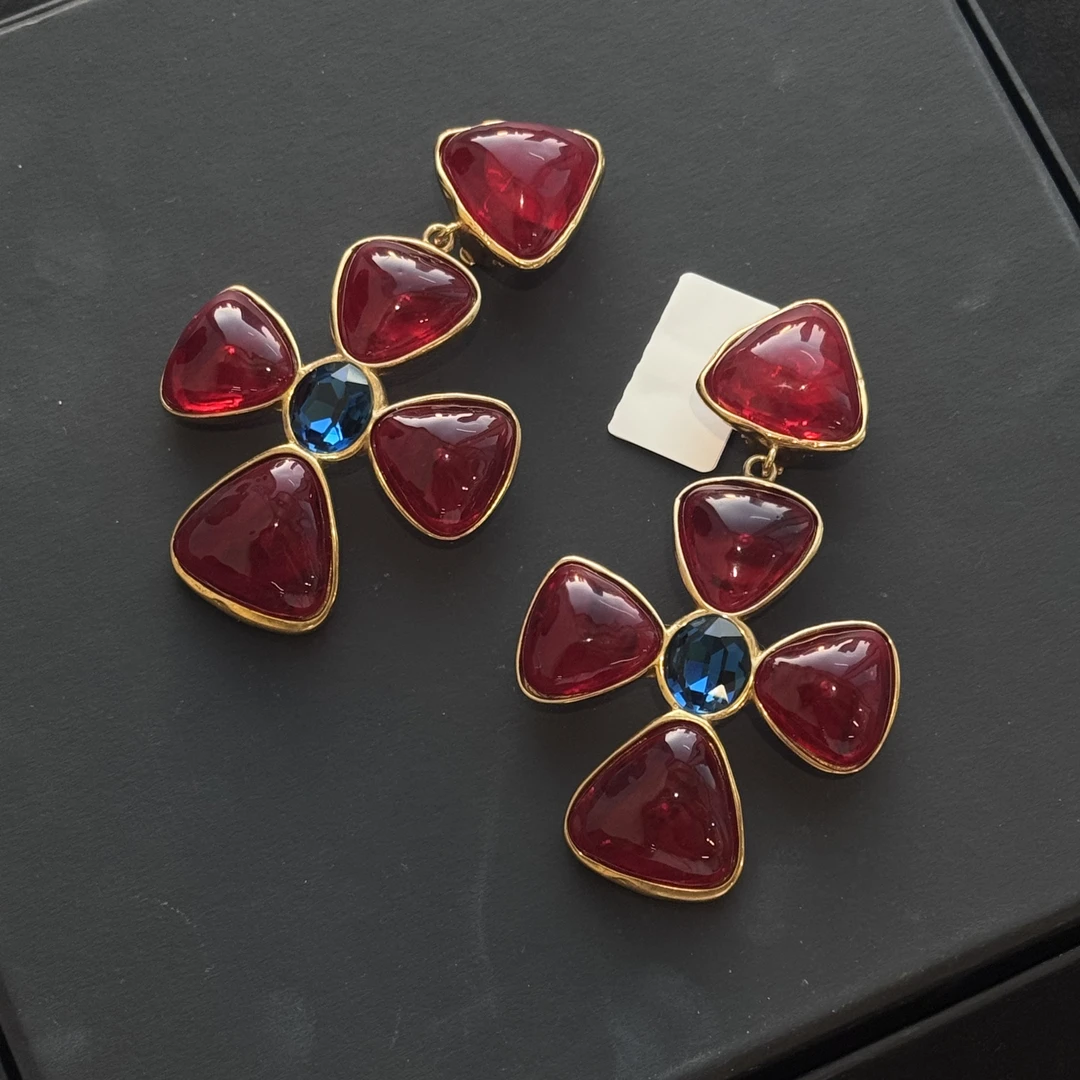 95新 Chanel/香奈儿 香奈儿四叶草红琉璃大扫肩