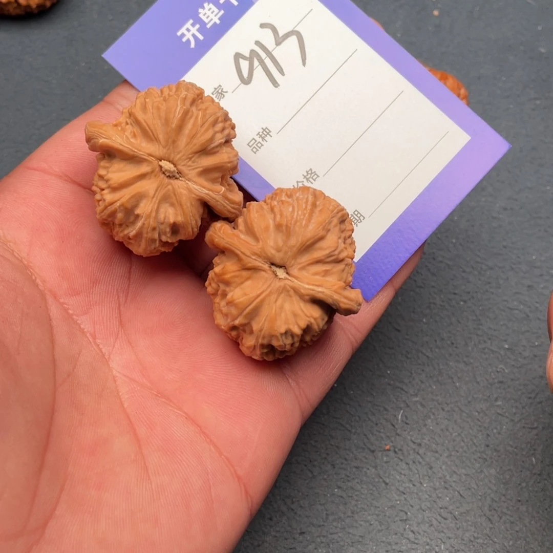核桃把件39白狮子，913号