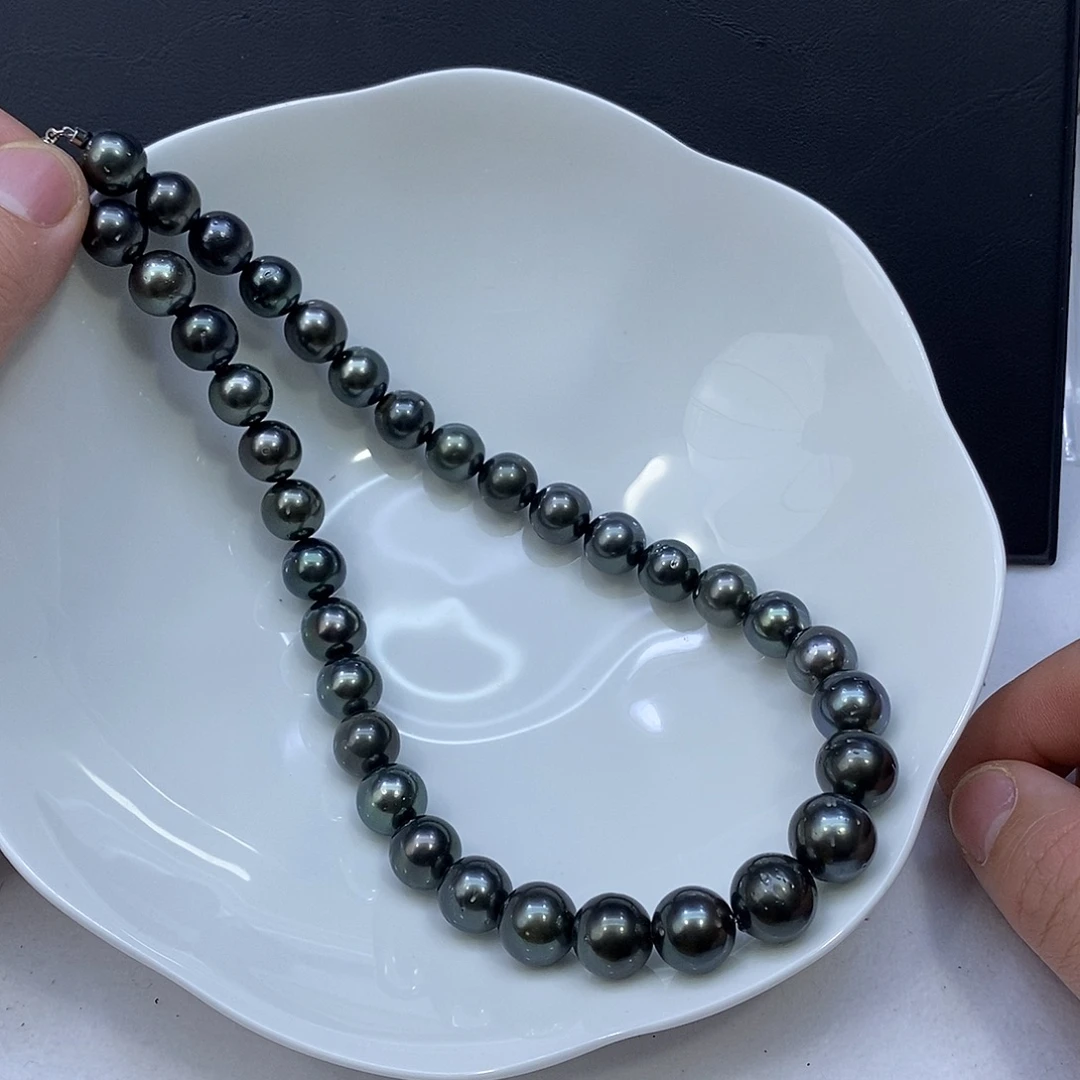 海水珍珠银S925镶嵌颈饰