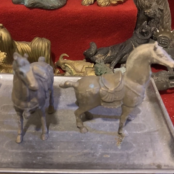 黄铜摆件，文房工艺品摆件