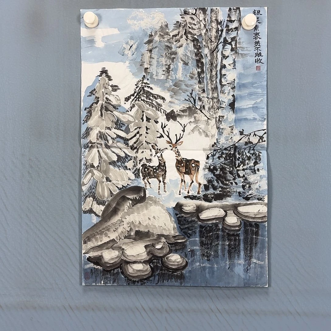 国画36 牡丹一如你初来乍