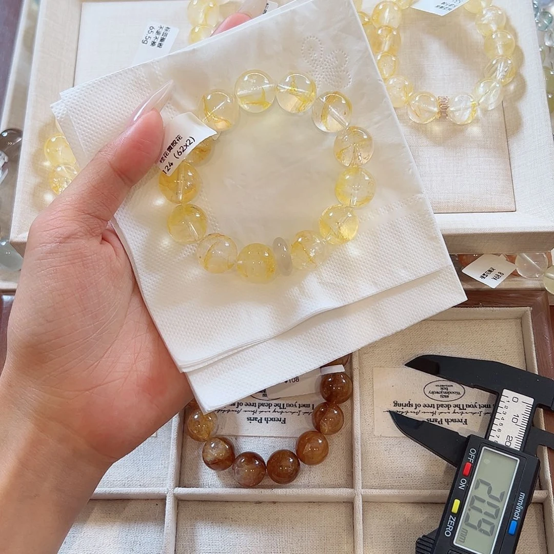 水晶手链未镶嵌B****?48小时鉴赏