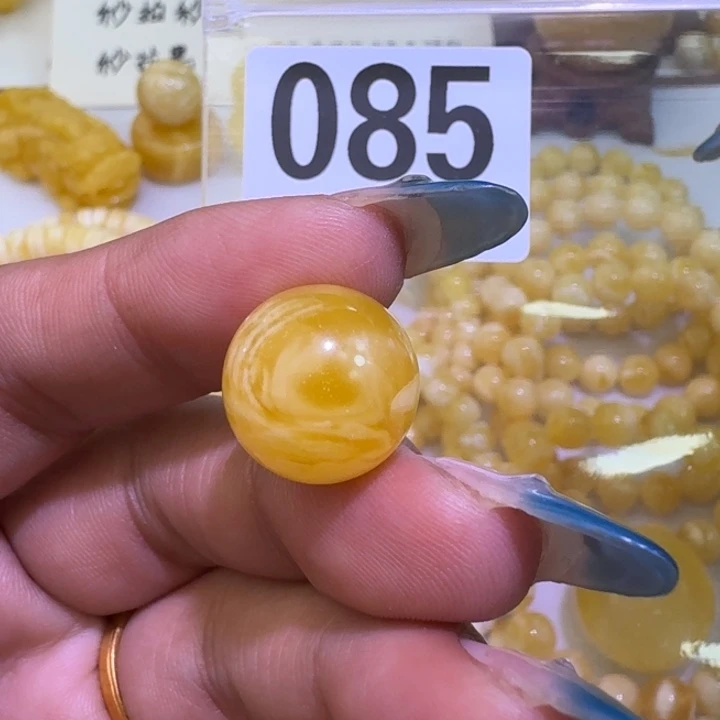 裸石琥珀未镶嵌14.8微微瑕