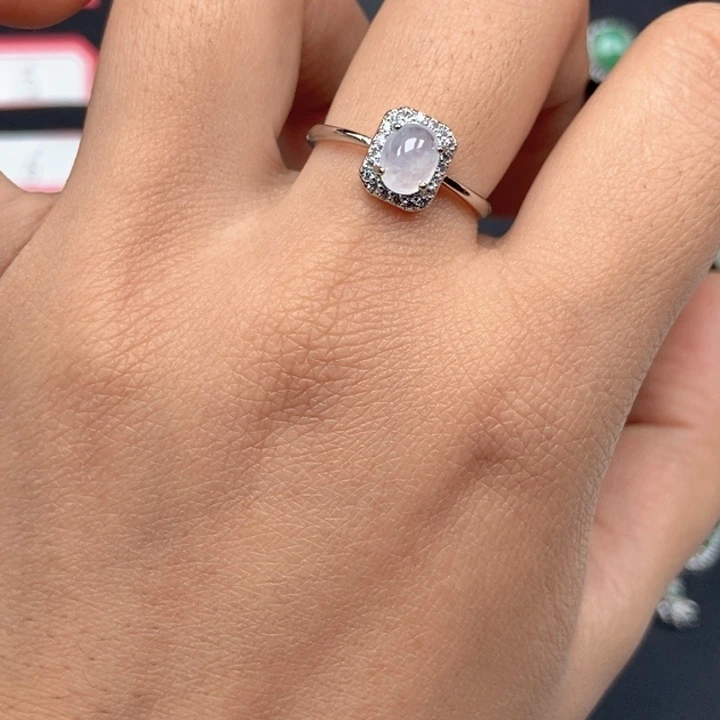 翡翠未镶嵌戒指戒指